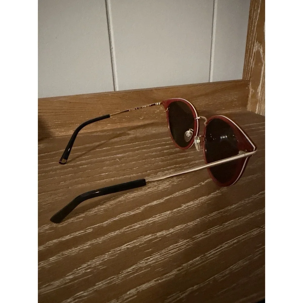 Bally Black Cat Eye Sunglasses Resort Beach Luxury Made in France